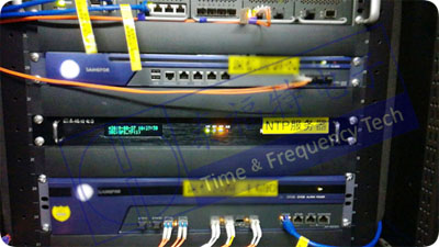 學校同步時鐘上架投運實景圖 學校同步時鐘上架投運實景圖