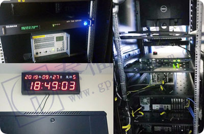 機場時統設備成功上架實景圖 機場時統設備成功上架實景圖